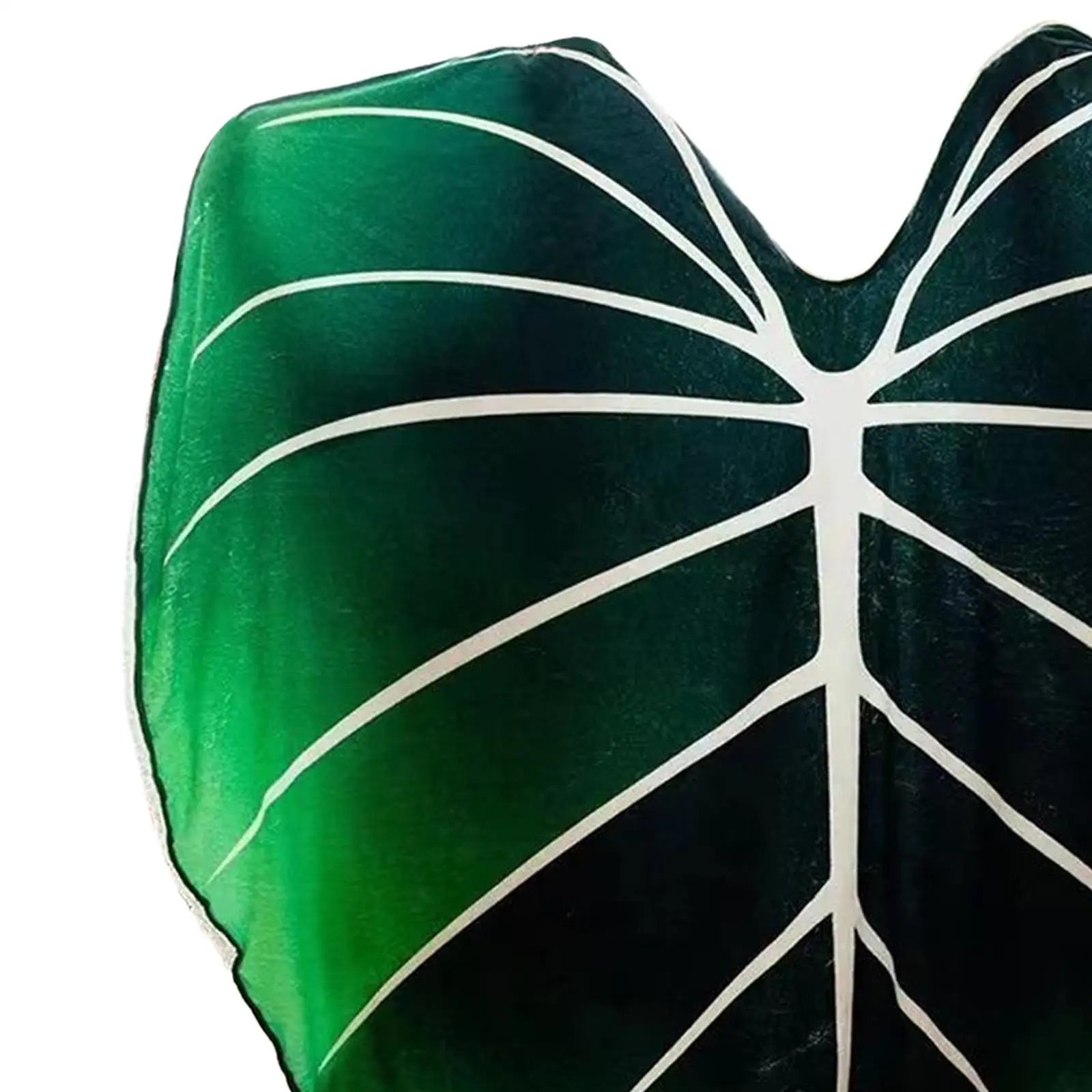 Green Leaf Blanket, Decorative Blanket, Leaf Design, Winter Warm Quilt, Giant