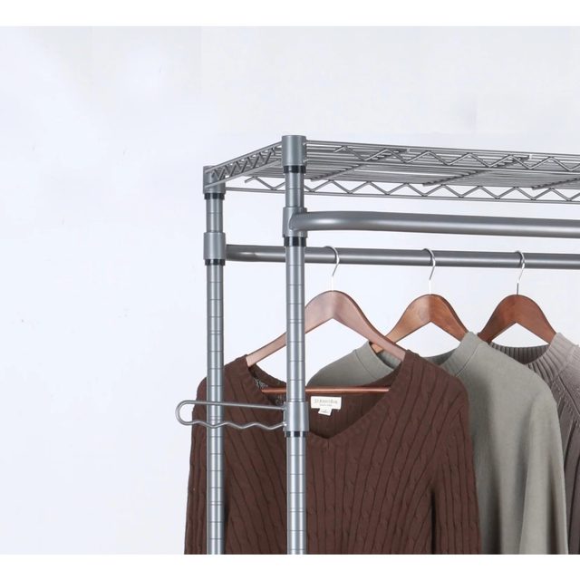 Better Homes & Gardens Farmhouse Gray purchases Wood and Metal Garment Rack-kjg