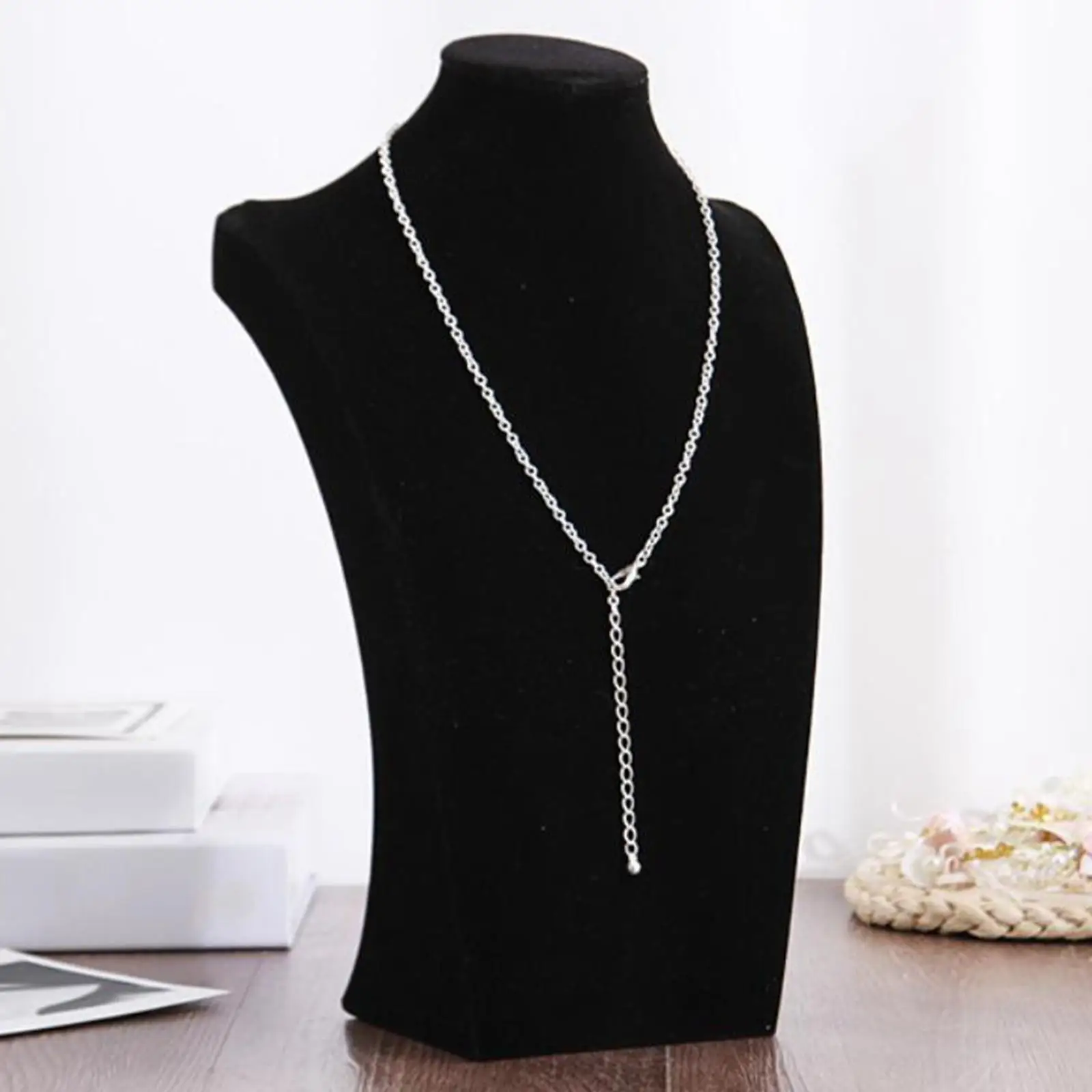Necklace Display Mannequin Chain Beads Showing for Fair Decoration Storage