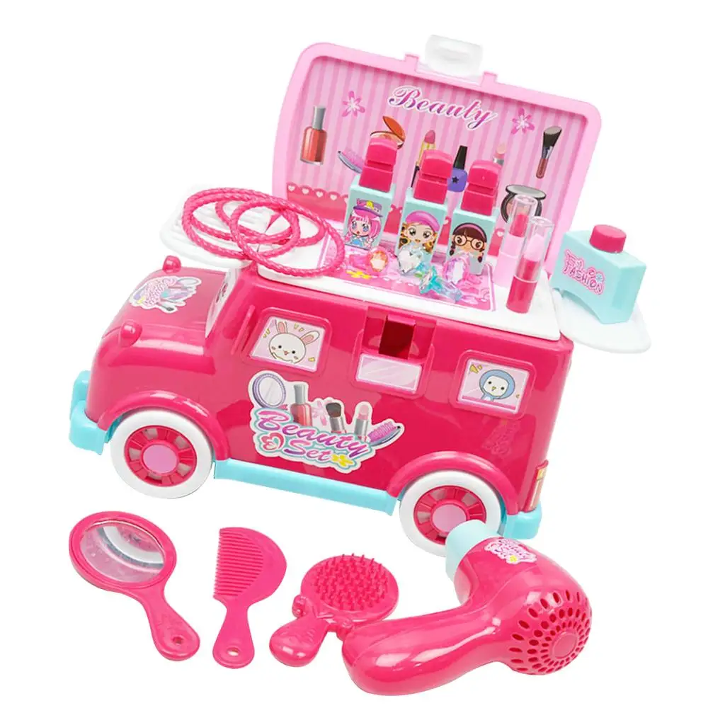 19pcs Kids Beauty Salon Play Set, Play Pretend Play ,  for Little Girls