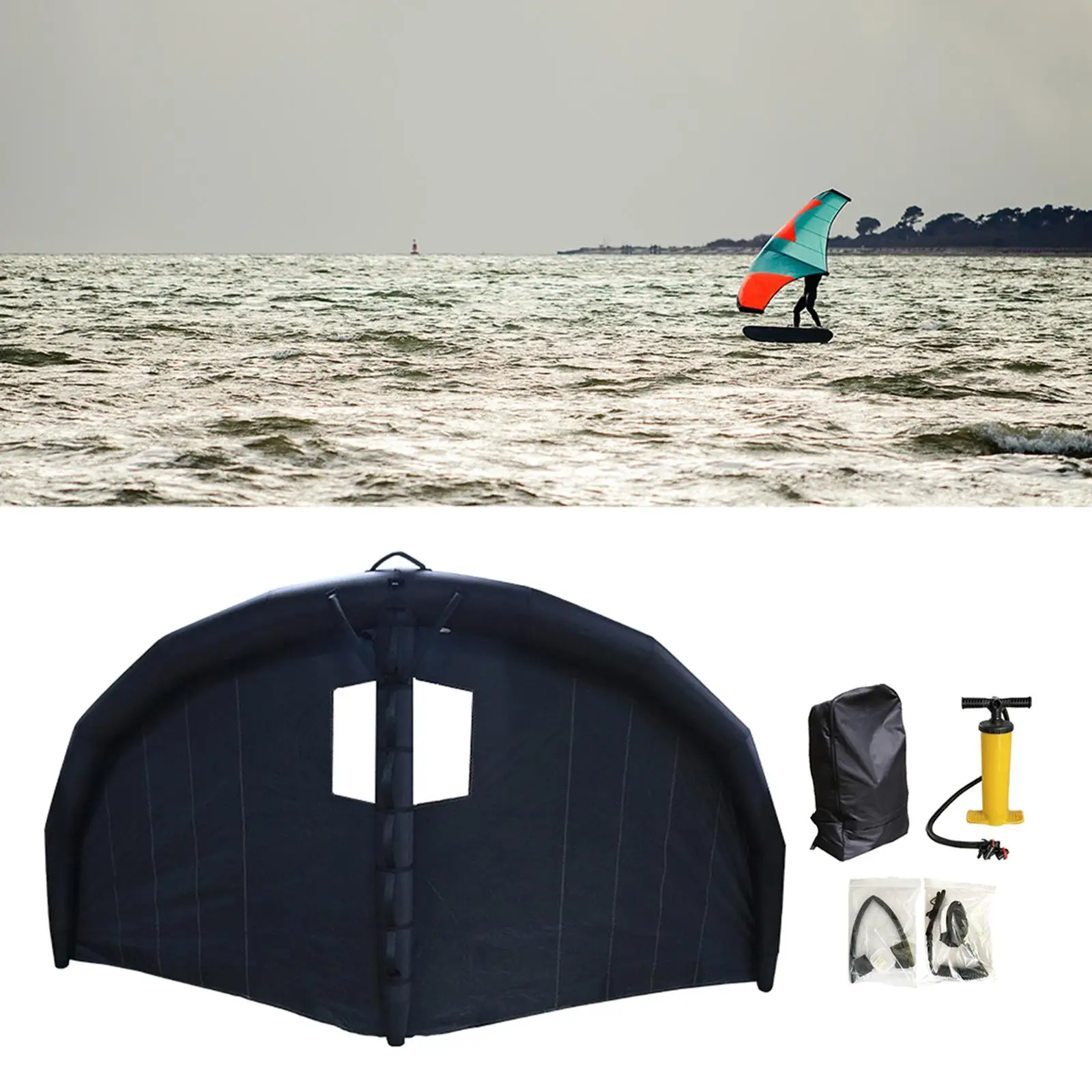 Handheld Windsurfing Inflatable Wing Kitesurfing  Window Design Wind Sail Ride Kite  Women Men Water 