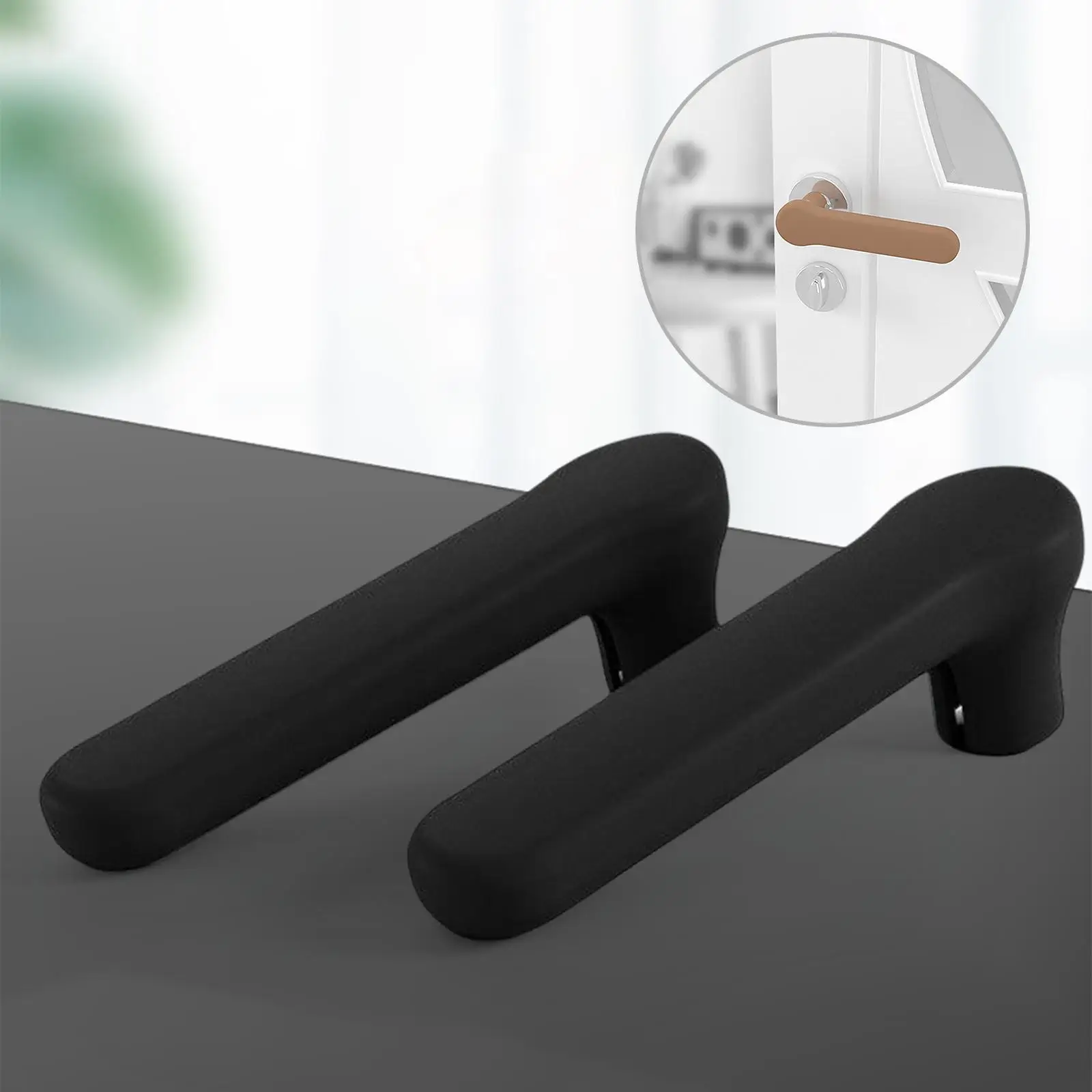 Door Handle Cover Silicone for Children Protection Protector Doorknob Cover