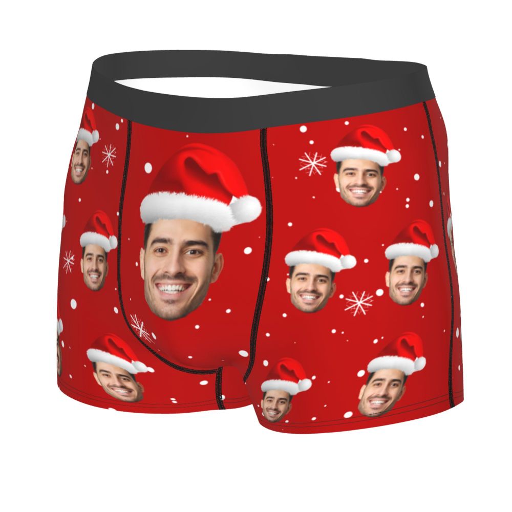 Description Picture 3 of itemChristmas Gift Custom Face Boxers Men Gift Personalized Photo Underwear Design Birthday Boxer Briefs for Boyfriend Husband