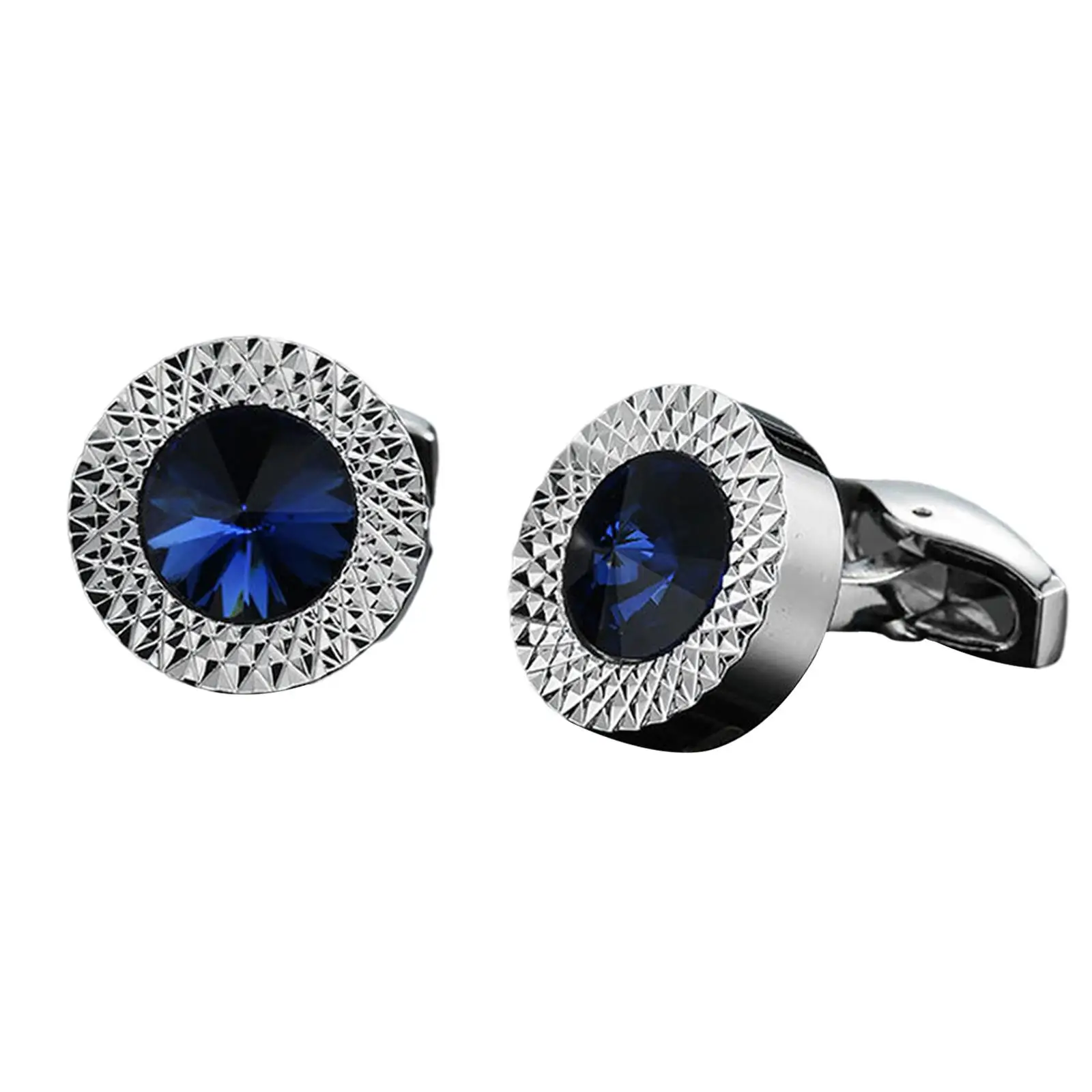 2Pcs Elegant Cufflinks Simply Business Buttons French Studs for Party Gift Wedding