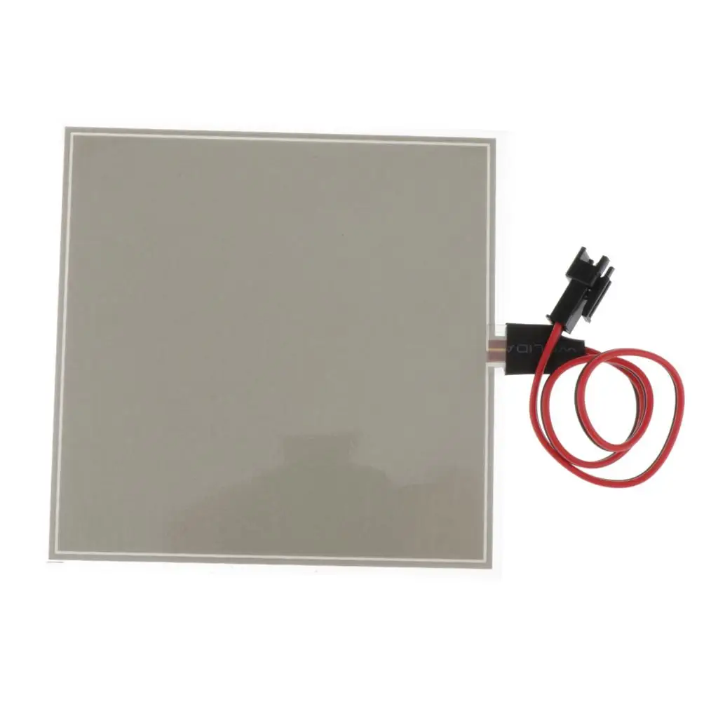 2x 4 Colors Electroluminescent EL Panel Backlight Sheet with Inverter 10x10CM