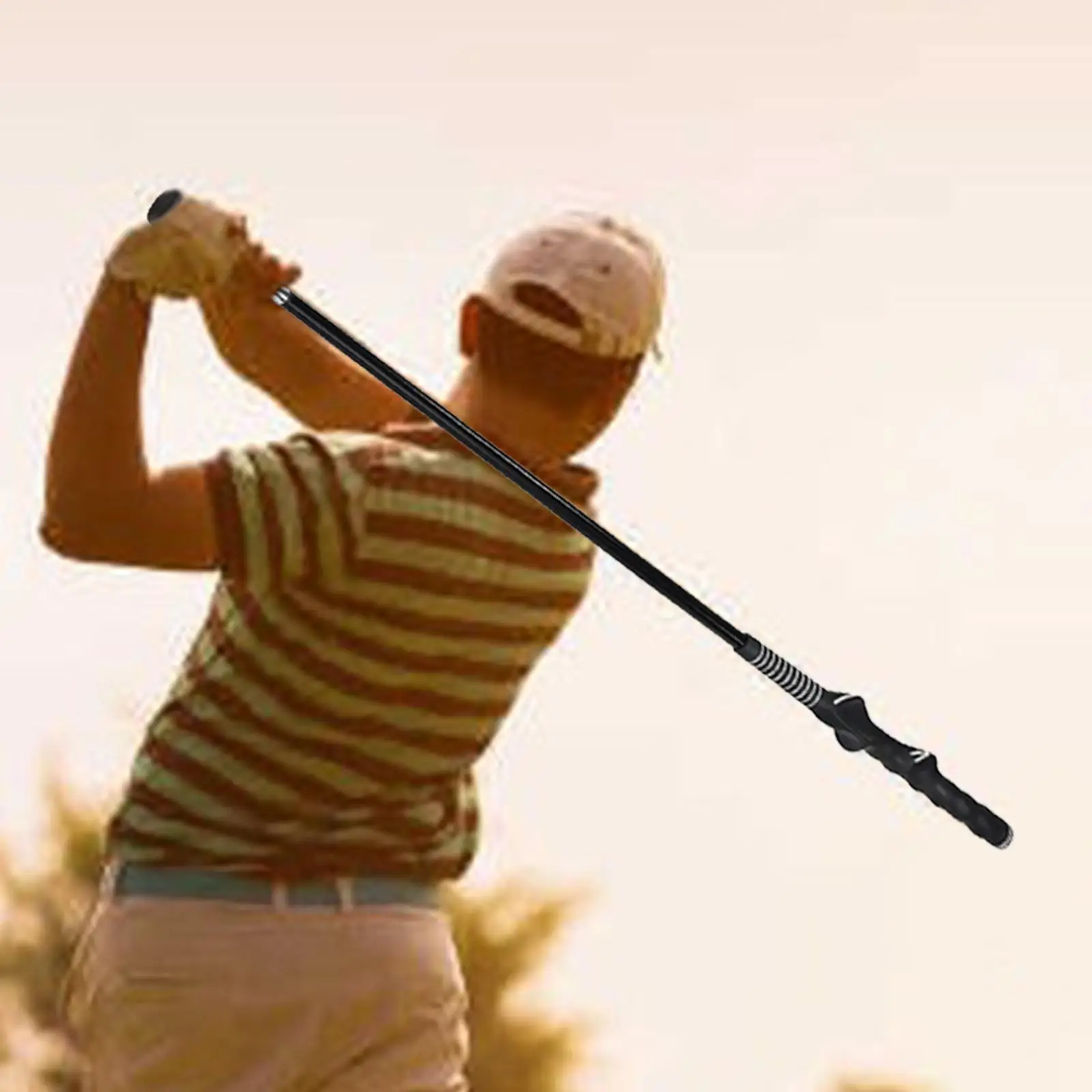 Golf Swing Trainer Durable Golf Practice Sticks Golf Training Aid for Balance Flexibility Rhythm Strength Gesture Correction