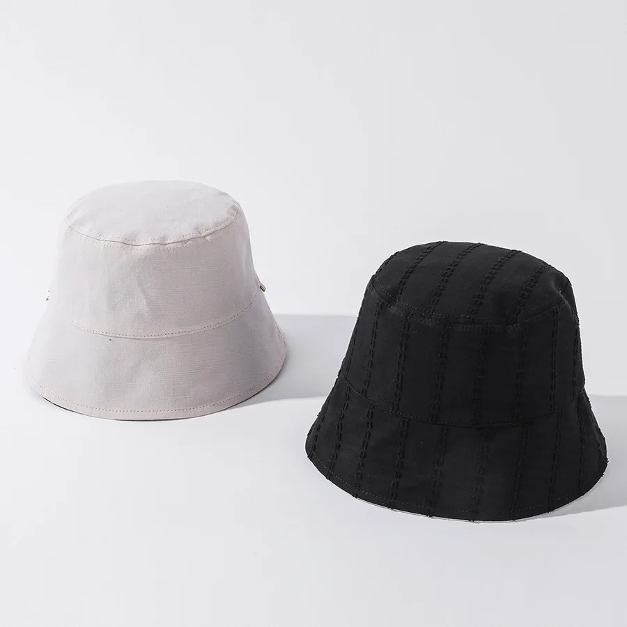 2022 New Fashion Summer Sunscreen Fisherman Hat Anti-ultraviolet Bucket Hats Big Brimmed Hat Spring Sun Hats for Women best bucket hats
