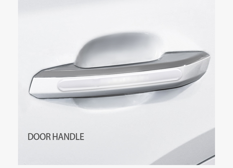 4/8/10Pcs Car Door Transparent Anti Collision Side Edge Protection Guard Protector Bar Stickers Rearview Mirror Protection Strip