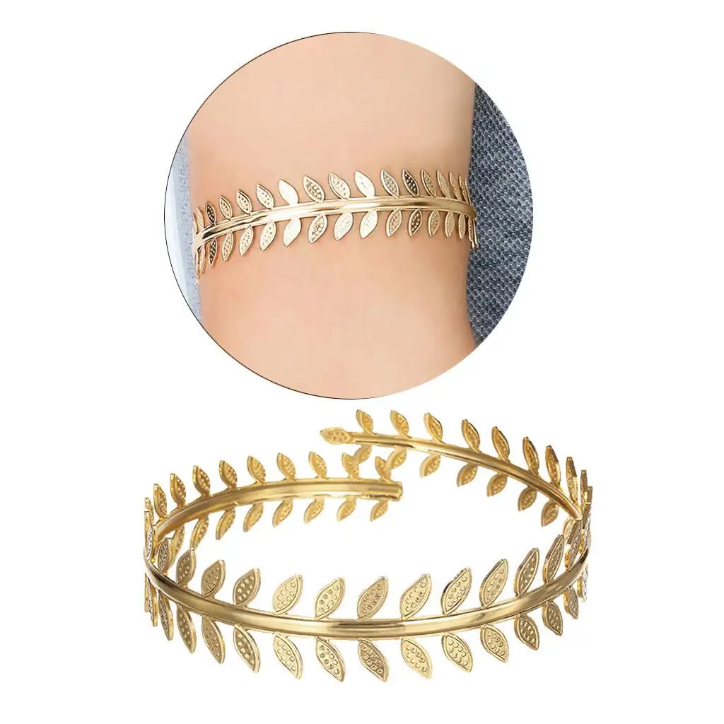 2x Women Girls  Bracelet Wristband Upper Arm Cuff Armlet for