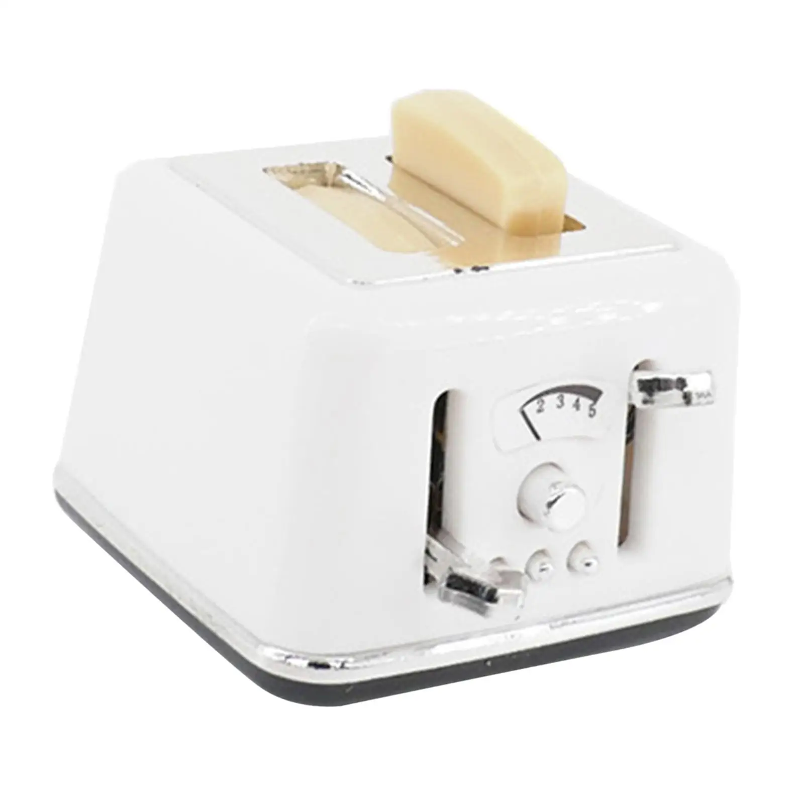 Miniature Toaster Handcrafted Simulated for Kitchen Decoration Replacement