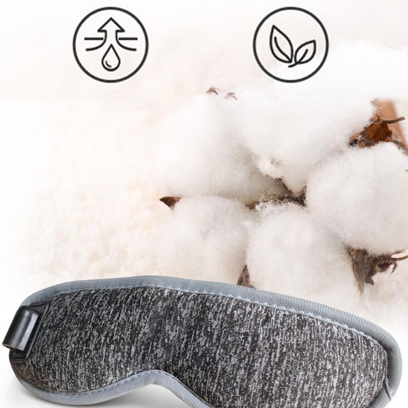 Vibration Eye Mask Massager Eye Shade Mask Corded Electric Eye Patch for Relax Eye Stress Dry Eye Sleeping Fatigue Relief Travel