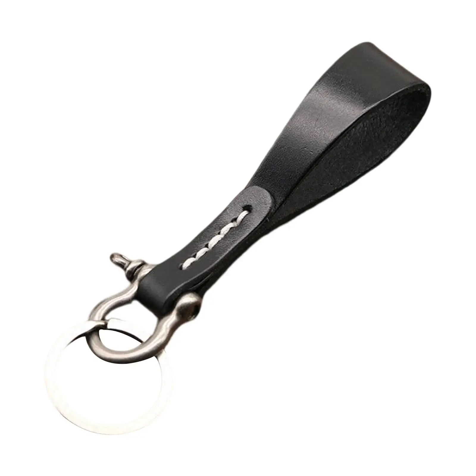 Car Keychain key Fob PU Leather Car Pendant Car Accessories Universal Key Chain Holder Gift Key Ring for Men Women