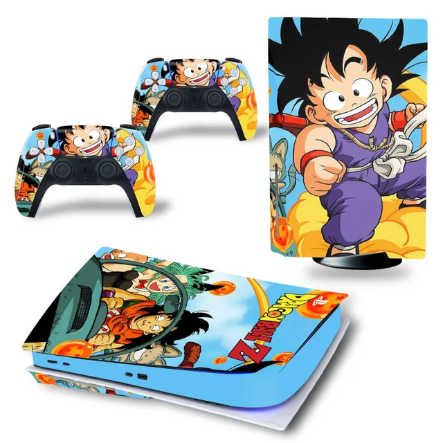 Dragon Ball Kid Goku Sticker Skin for PS5 Standard Disc Console Controller  Decal