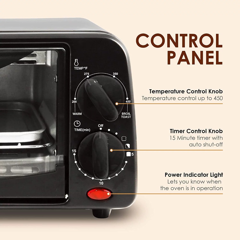 Title 5, Elite Gourmet 2 Slice Toaster Oven with Timer