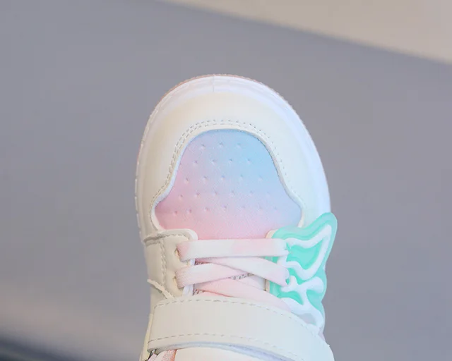 Pink Purple Blue Pastel Color Candies High Top Lace Up Sneakers