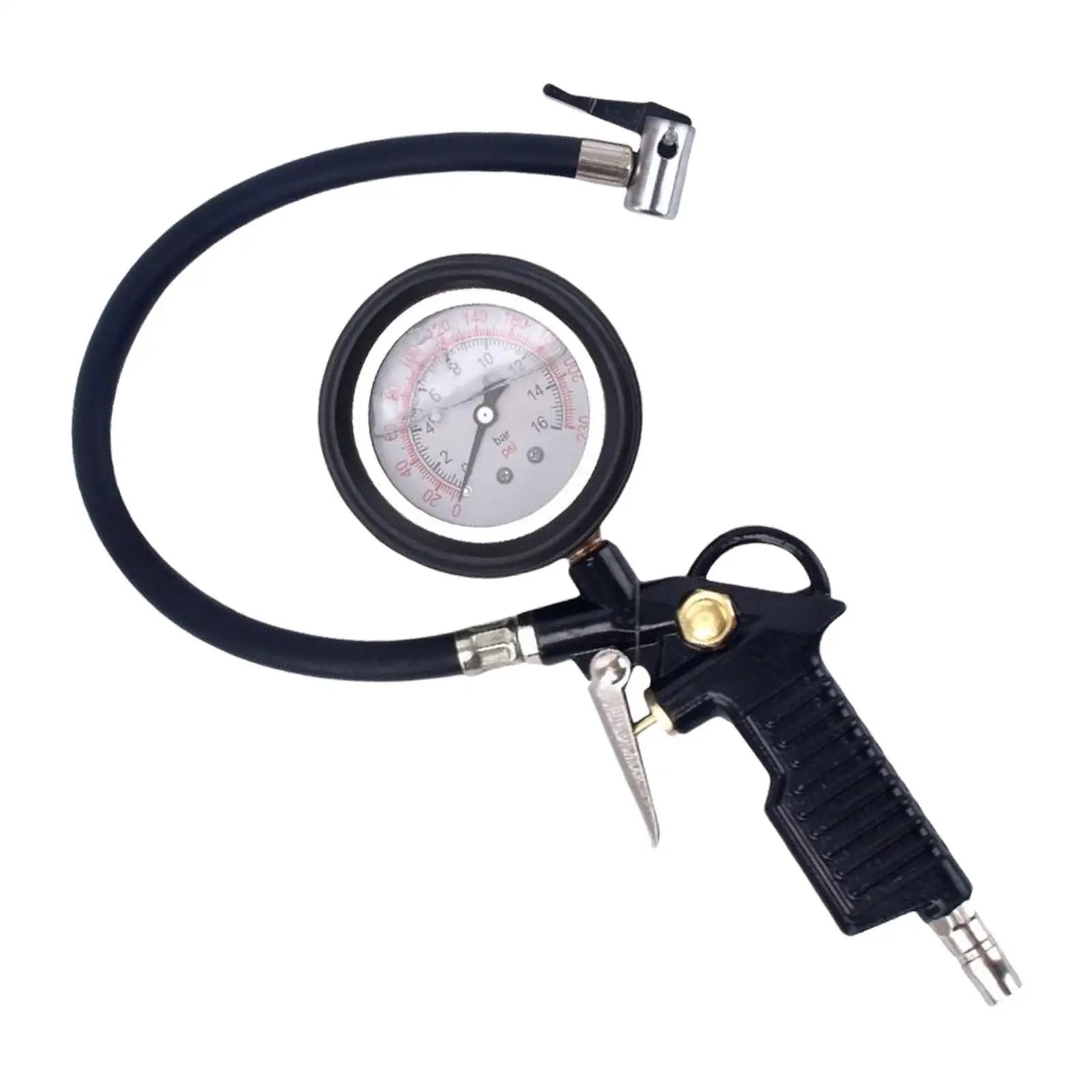 Automobile Tire Pressure Gauge Universal with Backlight Shockproof Fit for Tire Shops