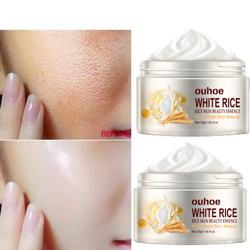 Best of White Rice Whitening Face Cream Anti Aging Fade Fine Lines Remover Wrinkles Improve Dull Moisturizing Skin Care Korean Cosmetics Reviews & Tips