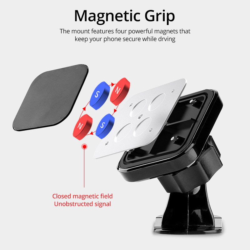 Universal Magnetische Auto Telefon Halter Halterung Ständer für iPhone Samsung Air Vent GPS Unterstützung Auto Halter – Detail 7