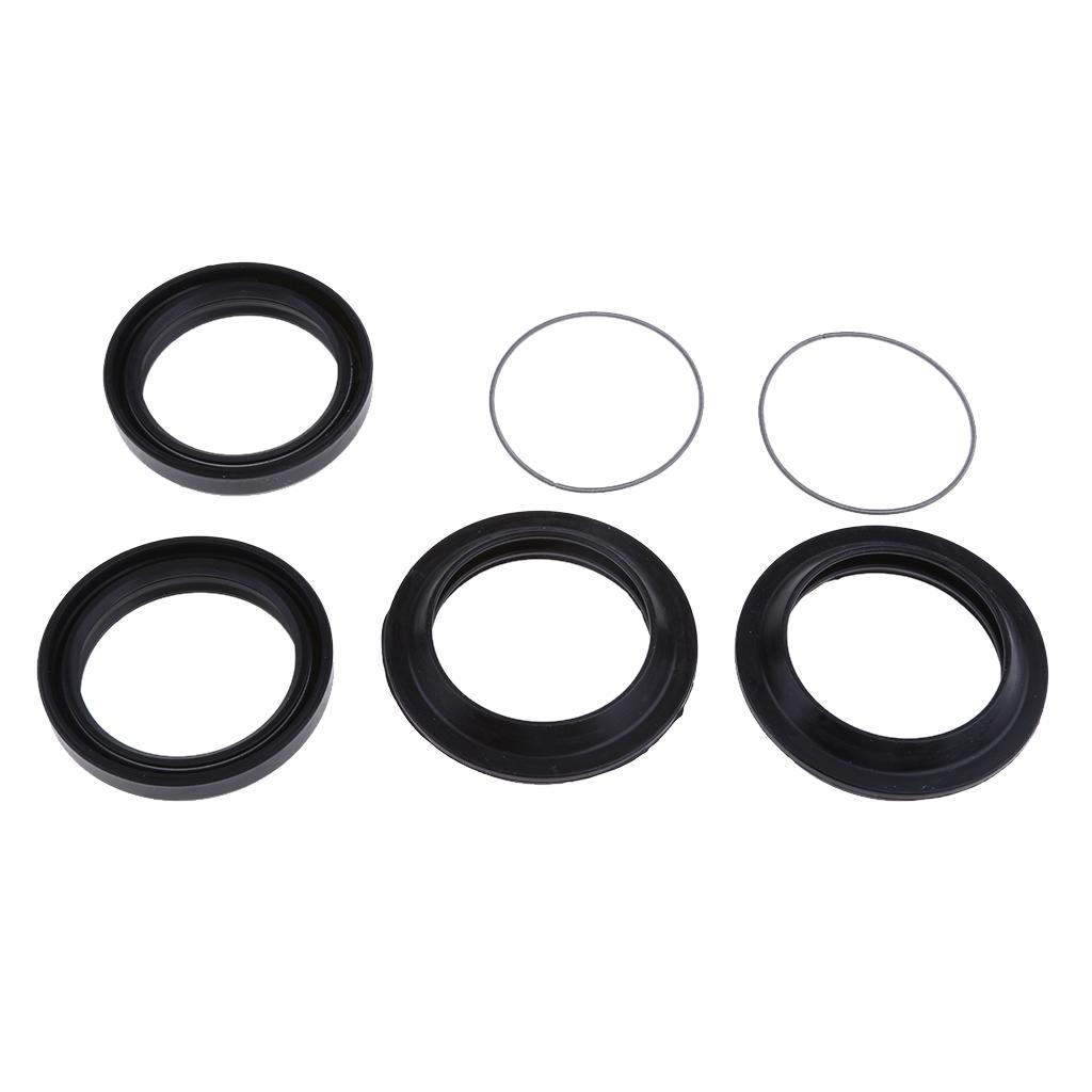 2 Sets Motorbike Shock Oil Seal and Dust Seal Set for Yamaha XJR400