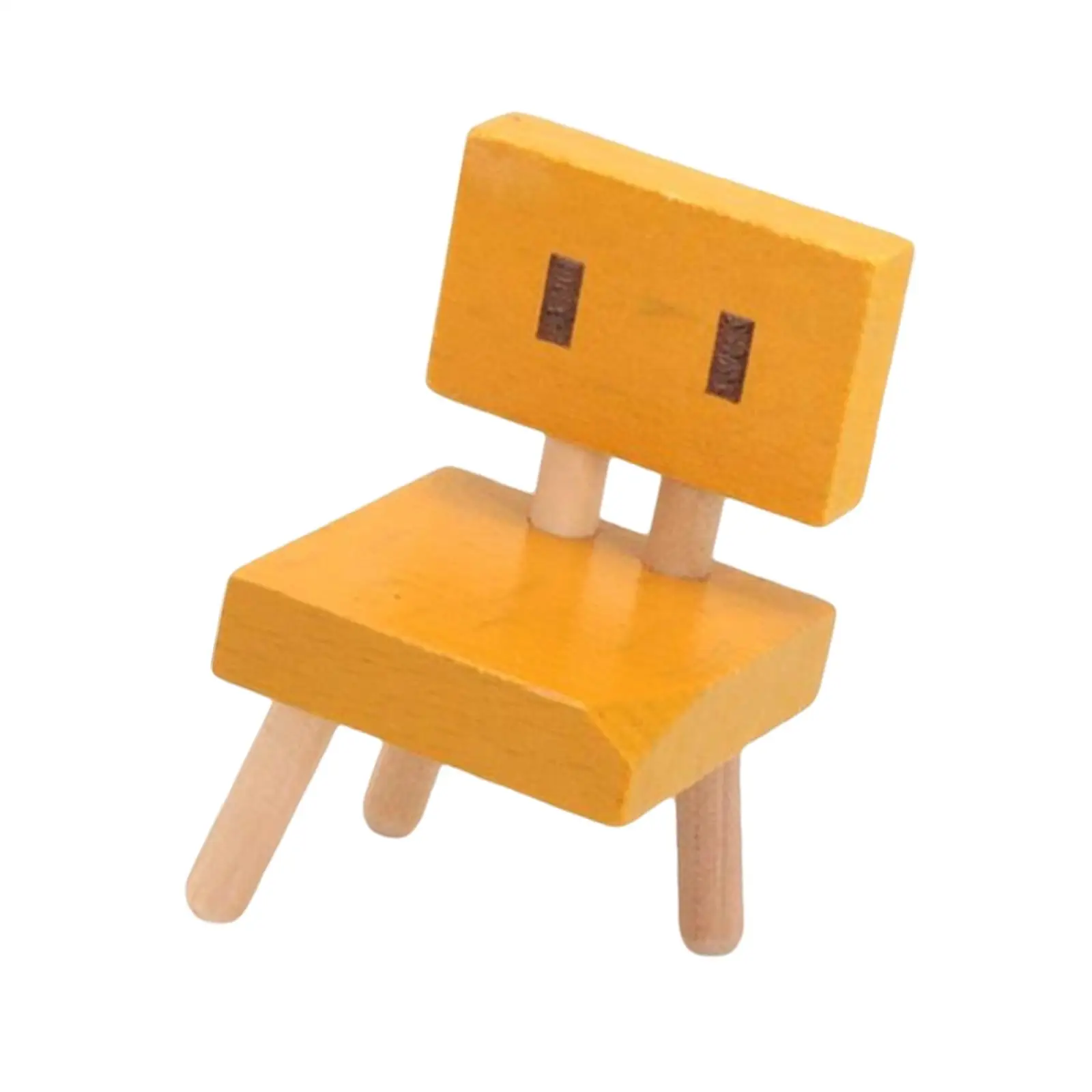 Mini Small Chair Ornament Anime Peripherals Centerpiece Figurines Dollhouse Accessories Desktop Mini Chair for Office Decoration