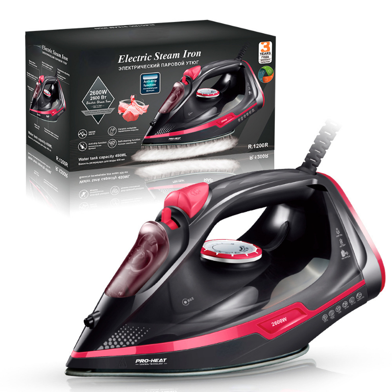 Title 3, Steam Iron 2600W Handheld Small Portable Ironin...