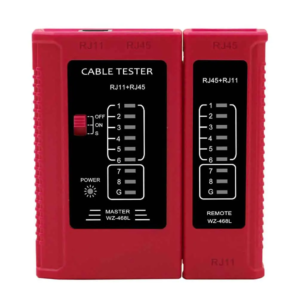 networking tools Wiring Problem Ethernet Lan Home Office Connection RJ45 RJ11 Battery Powered Circuits Detection Network Cable Tester Repair Tool internet wire tester