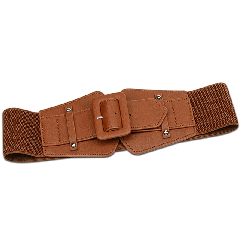 wide tan waist belt