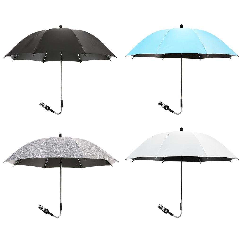 Baby Stroller Umbrella Infant Buggy Pram Pushchair Trolley Accessories Sun Protection Parasol Rain Protecter Canopy Cover