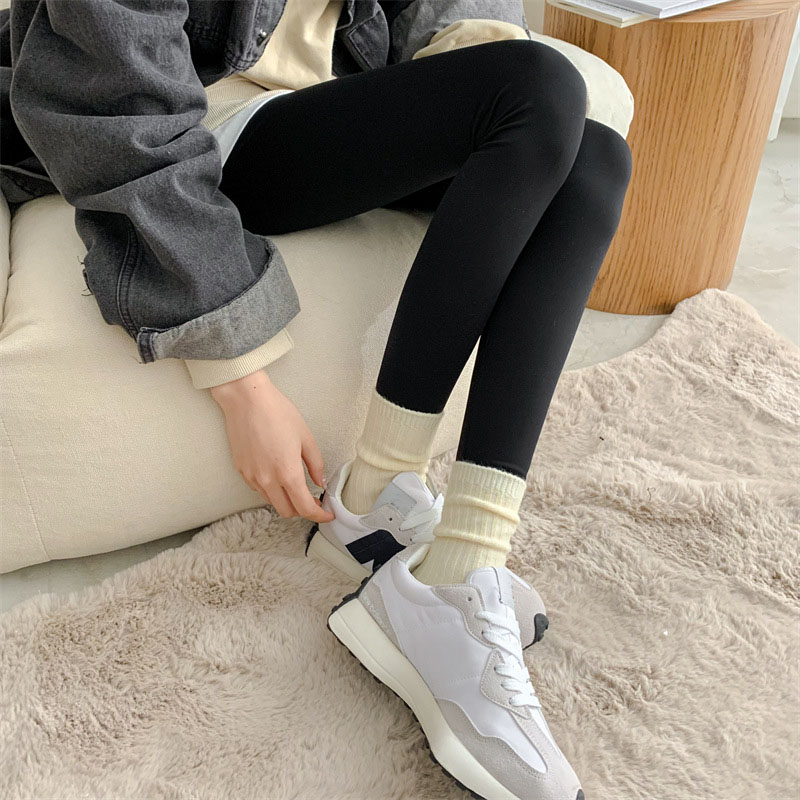 2022 New Winter Thicker Cashmere Wool Women Socks Casual japanese fashion Solid Color Long Sock Girls Thermal Warm Crew Sock