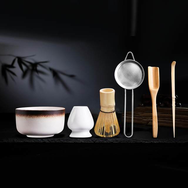 Kit Cérémonie Matcha Complet - Fouet Bambou, Bol Céramique Et Accessoires Thé Japonais Authentique