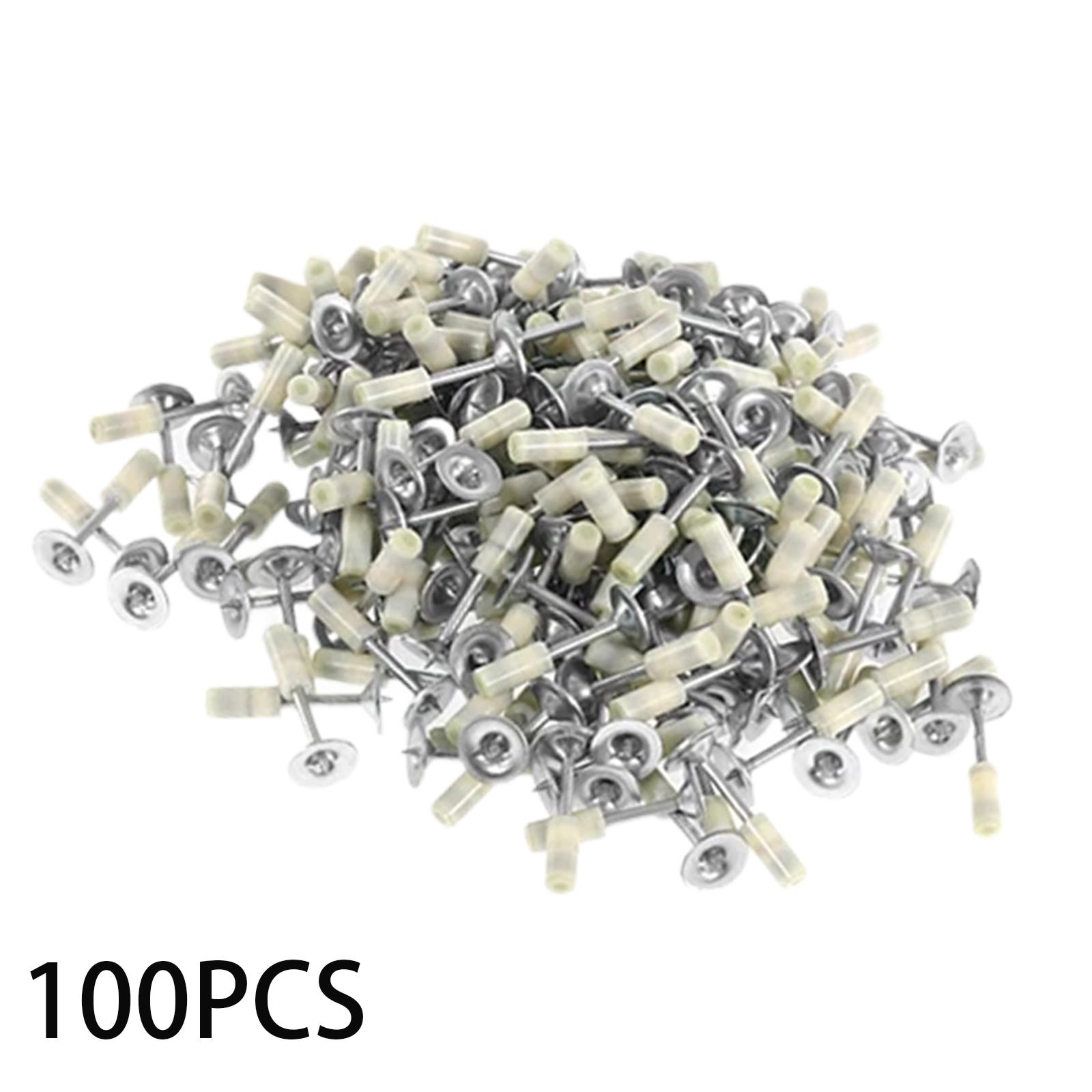 100Pcs Manual Steel Nail Concrete Nailer for Fastener Anchor Wire DIY