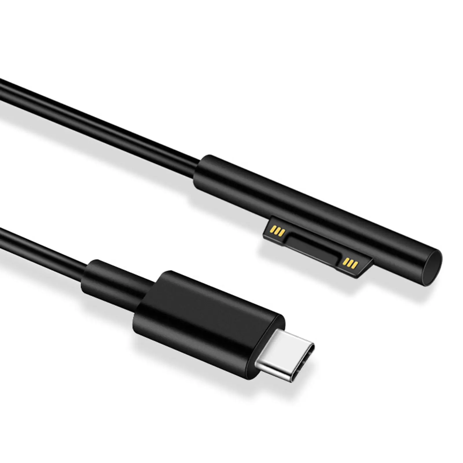 1Piece Laptop Charging Cable Type C PC Connector Durable 3A Power Accessories for Microsoft Surface Pro 3/4/5/6 Book 1/2 Laptop