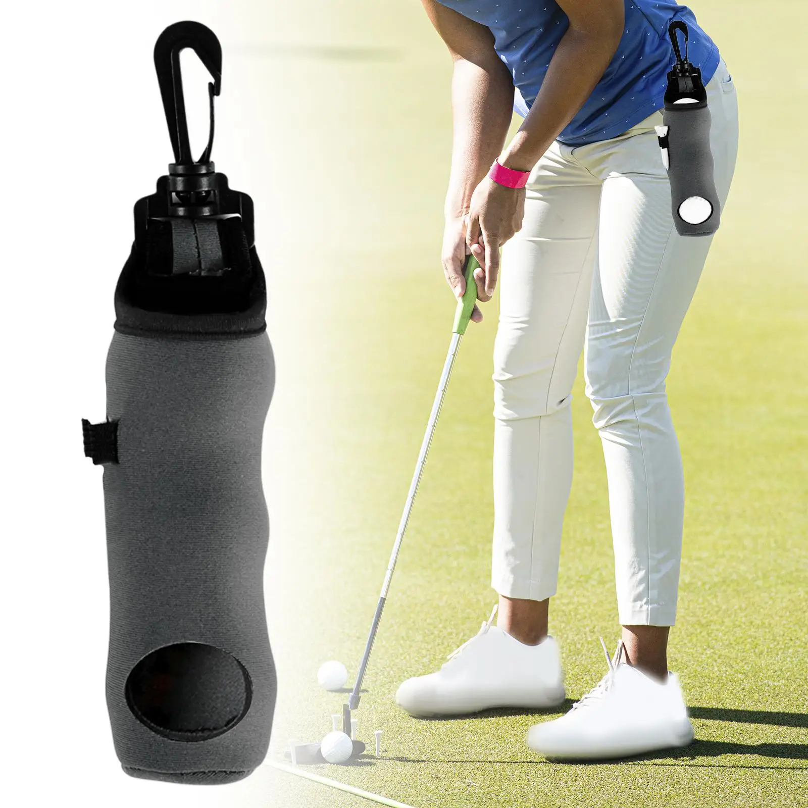 Golf Tee Holder Pouch Golf Club Equipment Container Case Golf Ball Bags