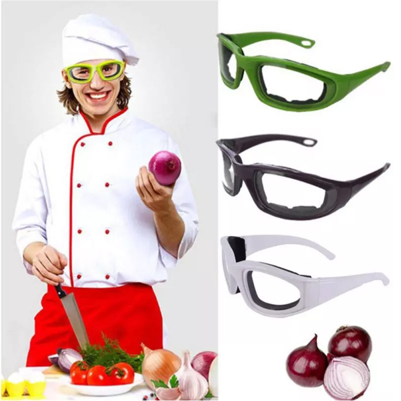 Description Picture 5 of itemSafely Tearless Kitchen Onion Goggles Eye Glasses Onions Chopping Tears Free Protector Kitchen Cooking Tools