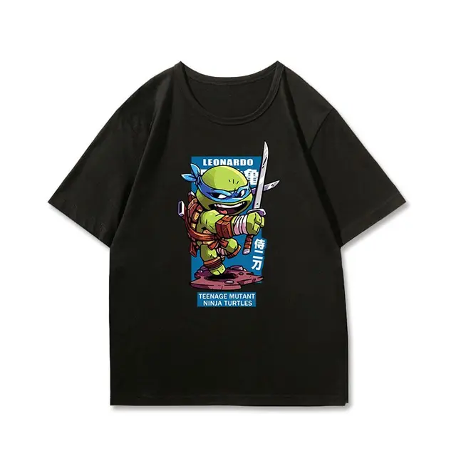 Teenage Mutant Ninja Turtles TMNT Black Short Sleeve T-Shirt Adult Siz -  beyond exchange