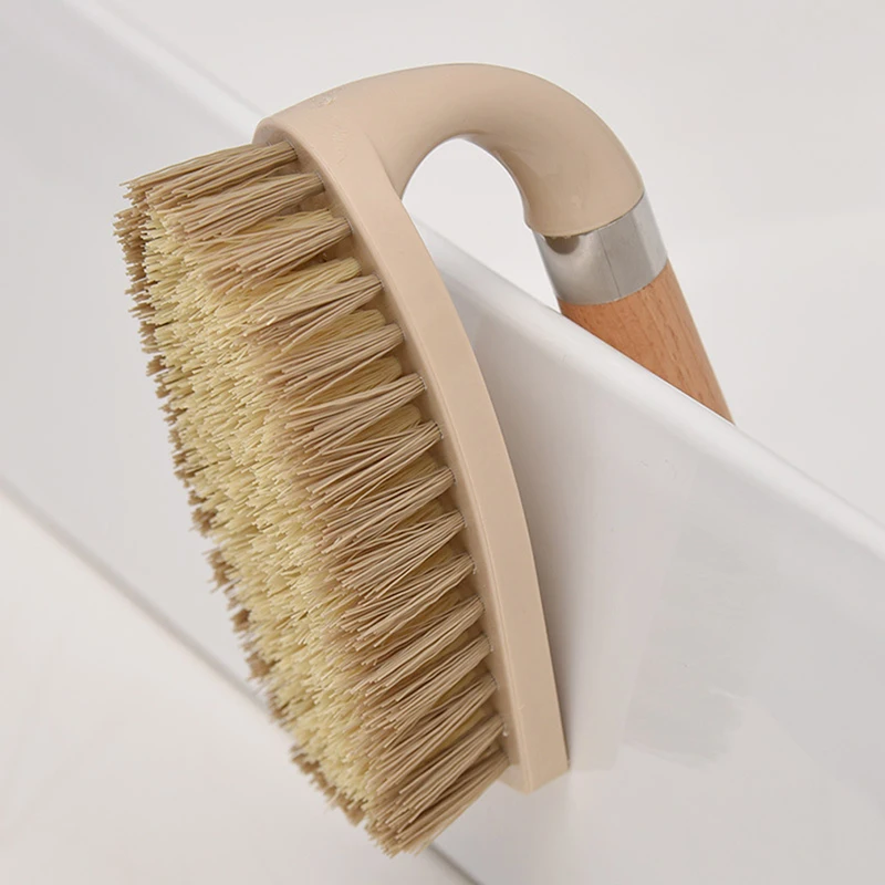 Wooden Cleaning Brush Multifunctional Wood Log Color Shoe Washing Laundry Cleaning Bathroom Floor Decontamination Trendsetter Brushes