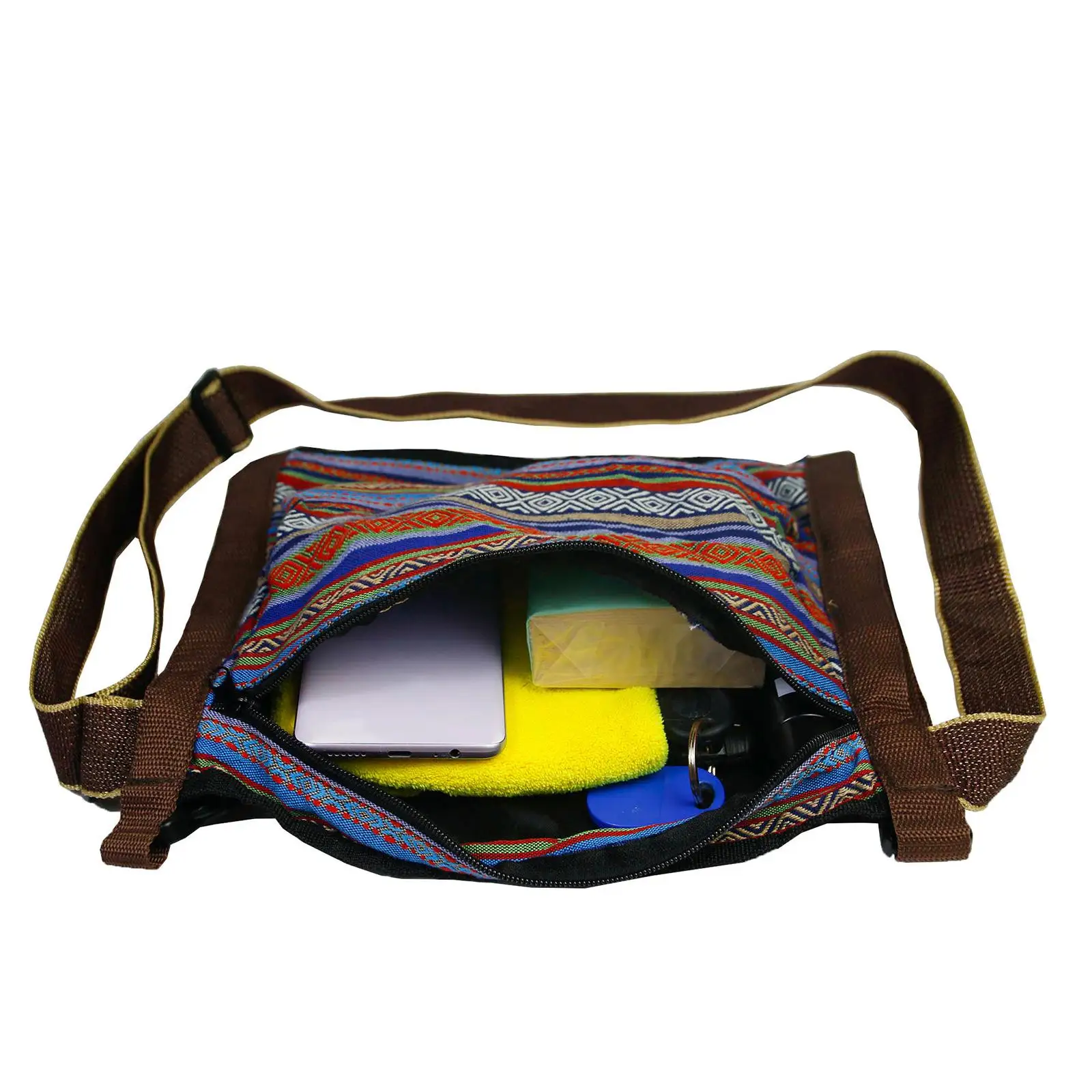 Portable Yoga Mat Bag Gym Adjustable with Pockets Carrier Tote Pilates Storage Handbag for Sports Exercise Travel Fitness