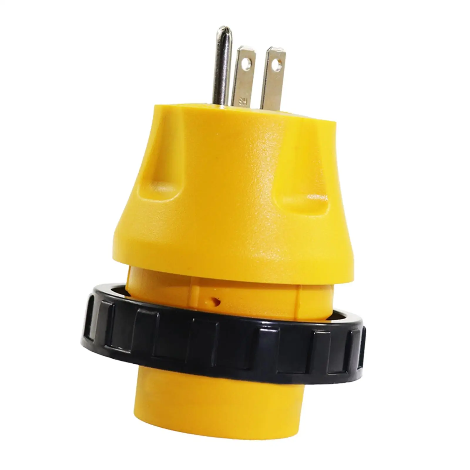 RV Electrical Locking Adapter 15A Male to 30A Female 125V   Plug Connector for Boat Marine