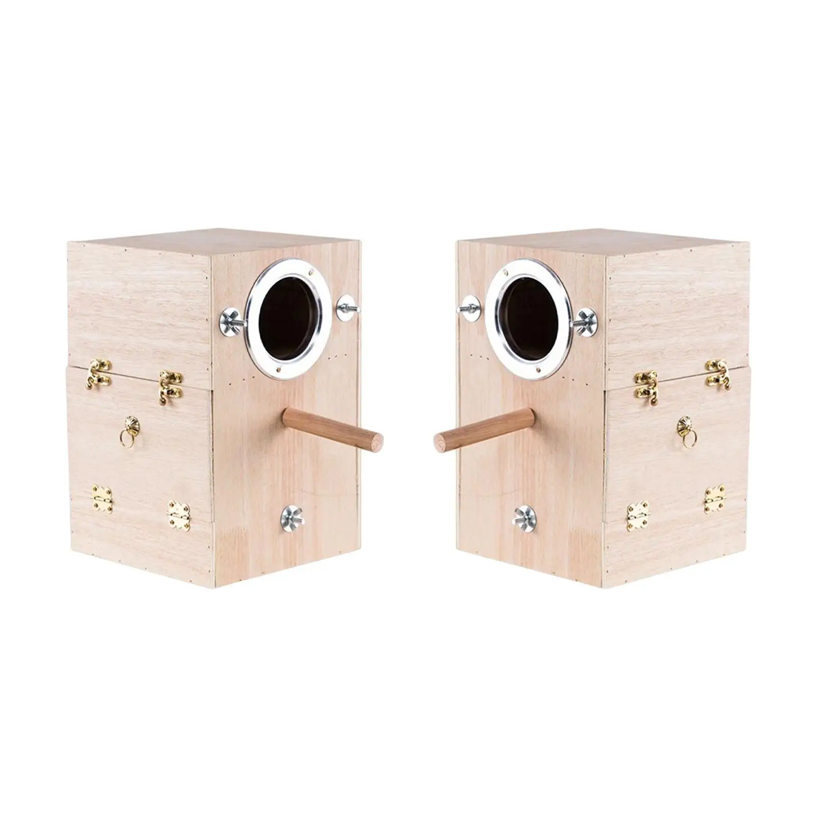 Parrot Breeding Box Bird House Parakeet Mating Box for Lovebirds Outdoor