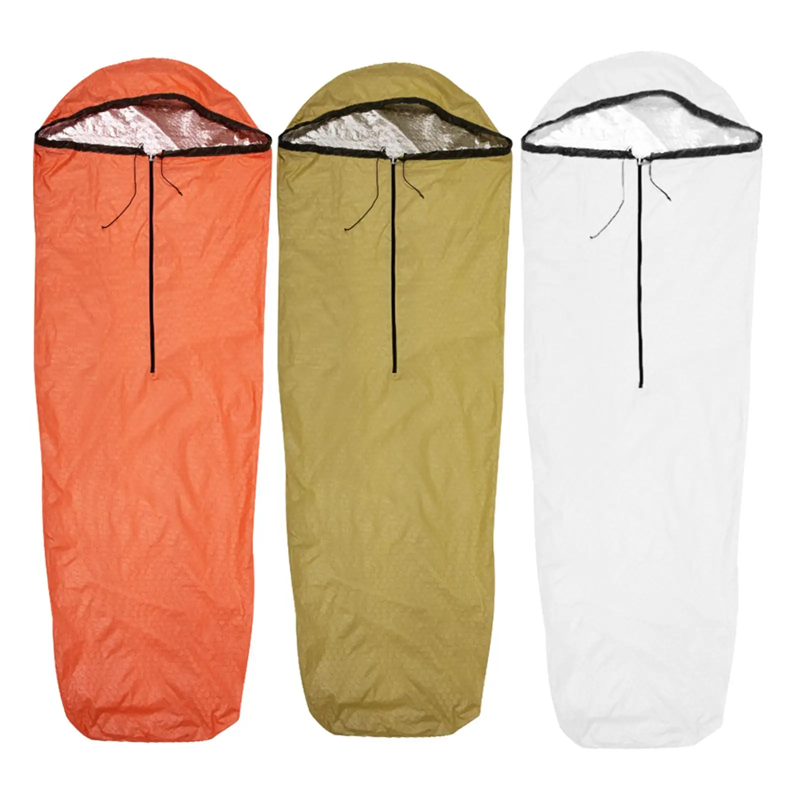 Emergency Sleeping Bag Nylon Cloth for Outdoor Survival Hiking Backpacking