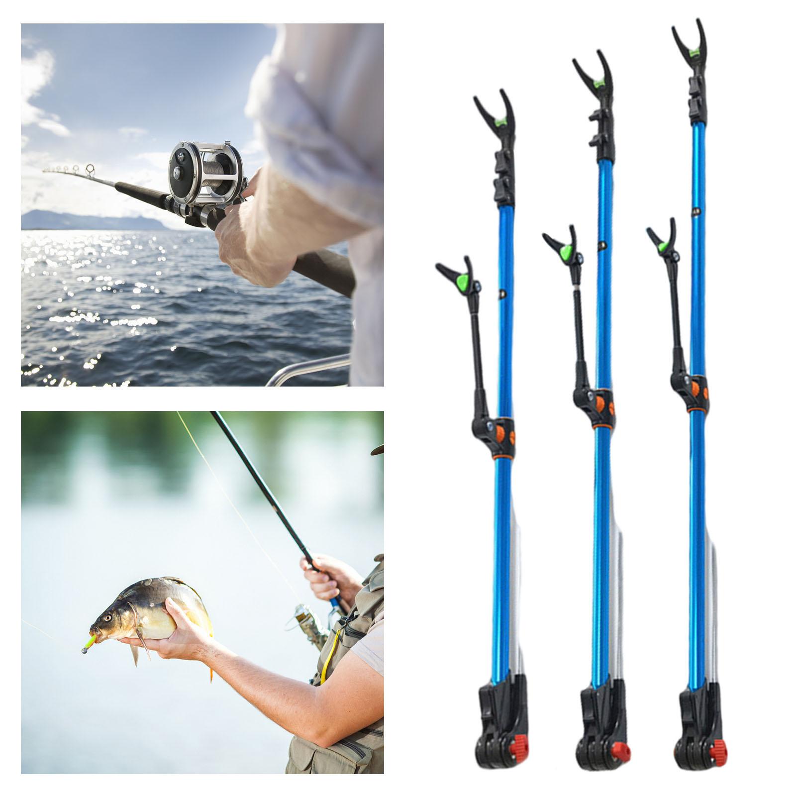 Bank Fishing Equipment Fishing Rod Holder Rest Stand - Adjustable Bank  Stick With Automatic Lock Release For Bite Alarms (Kit09) Rod Rest Bank  Stick