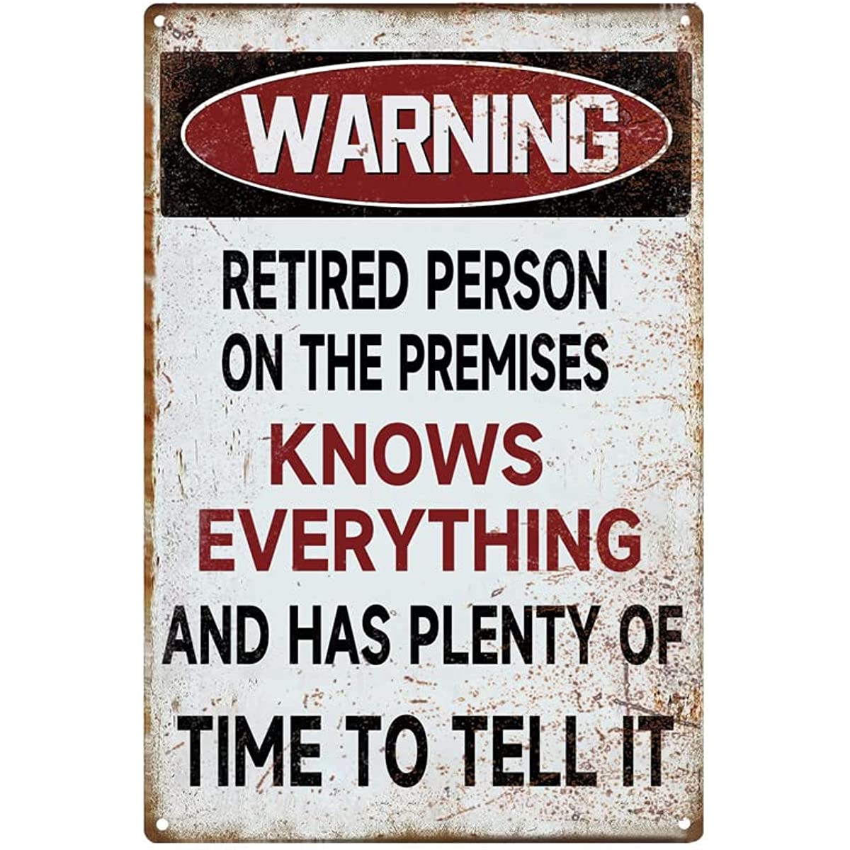 Title 1, Retirement Station Funny Warning Sign - Home Ya...