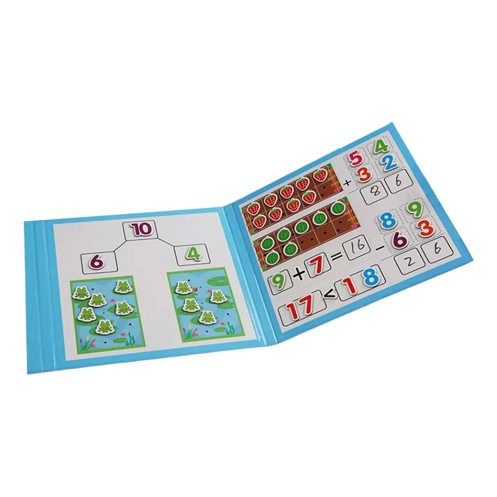 Children Math Games Preschool Learning Teaching Aids Counting Toy Early Educational Toy for Preschool Home Kindergarten Kids