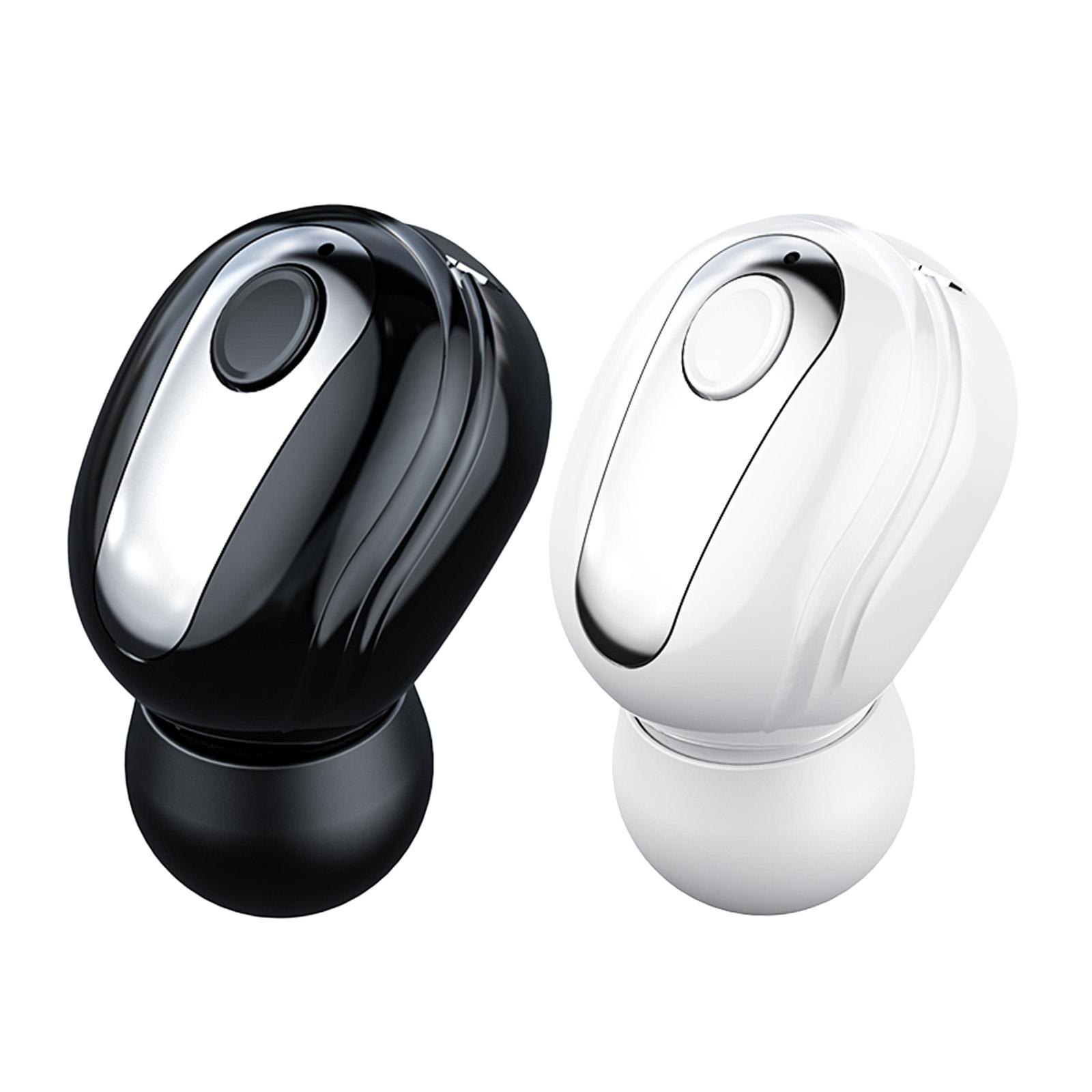 Single Mini Wireless Bluetooth Sport Headsets Earbuds in Ear Noise Reduction Hands-Free Waterproof Phones 5-Hour Playtime Sport