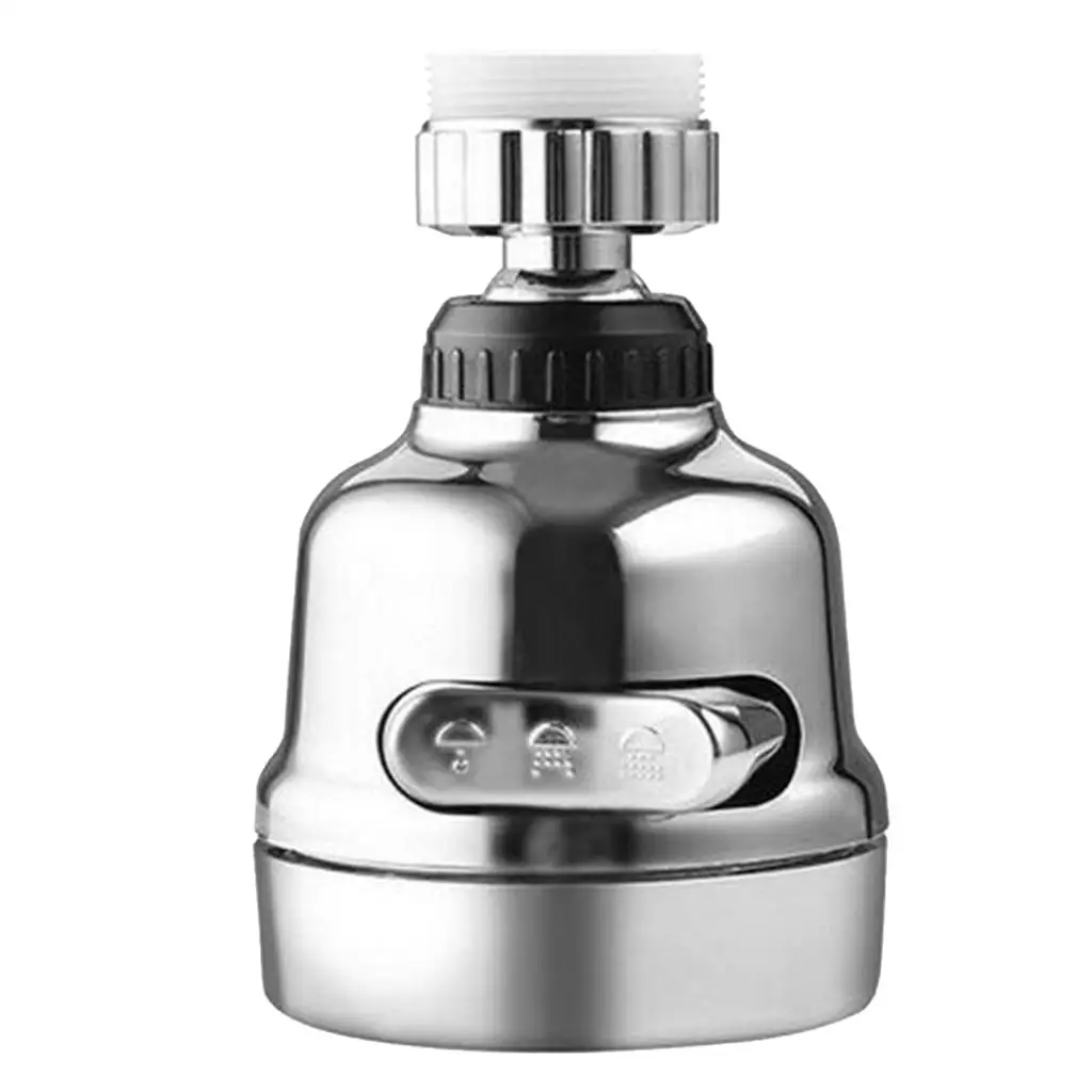 360 Swivel Faucet Kitchen Faucet A Splashing Tap Aerator Bubbler 3 Speed