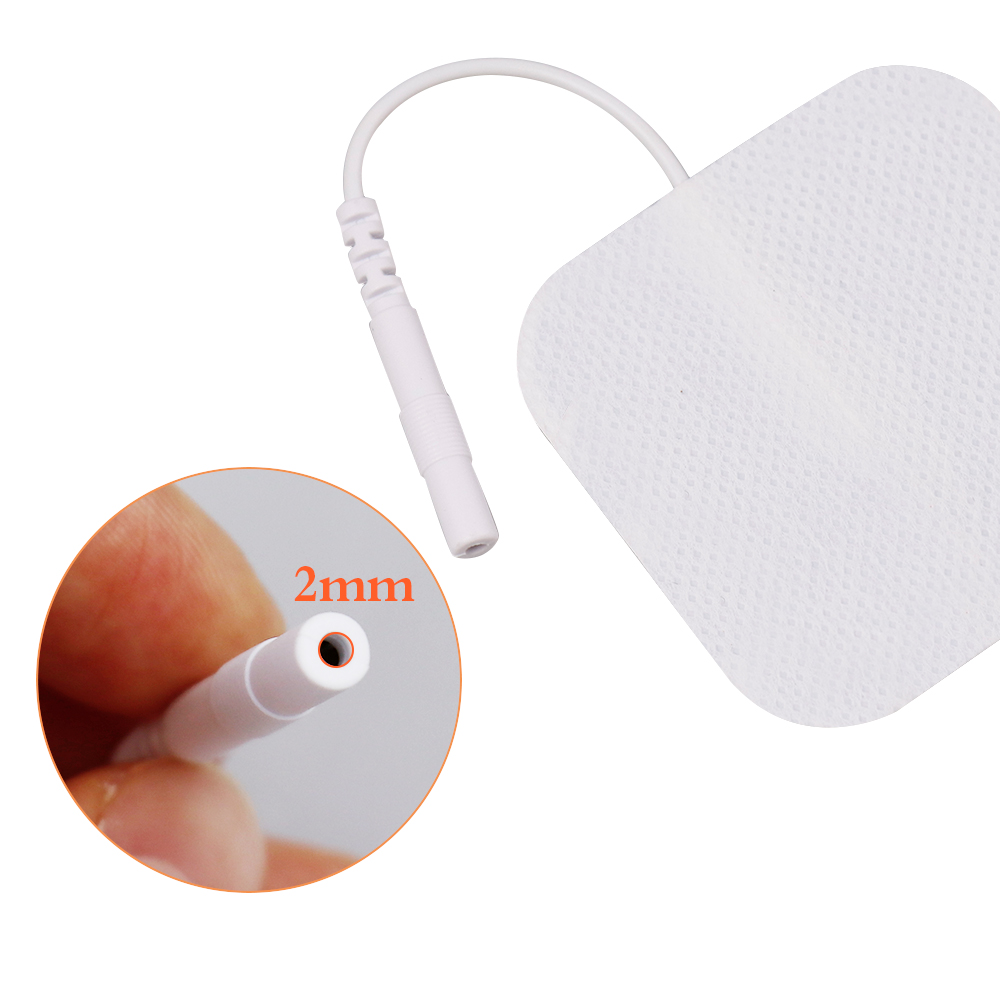 50/100Pcs TENS Pads EMS Electrode Patch Nerve Muscle Stimulator Silicone Gel Tens Electrodes Digital Acupuncture Pad Accessories