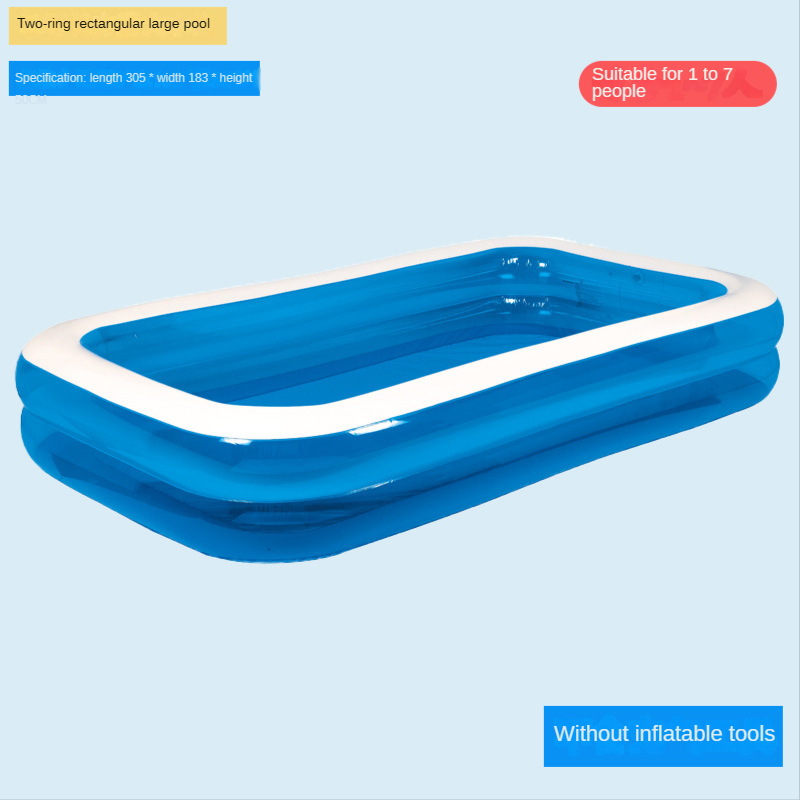 Title 7, Piscine gonflable en PVC pour enfants et adulte...