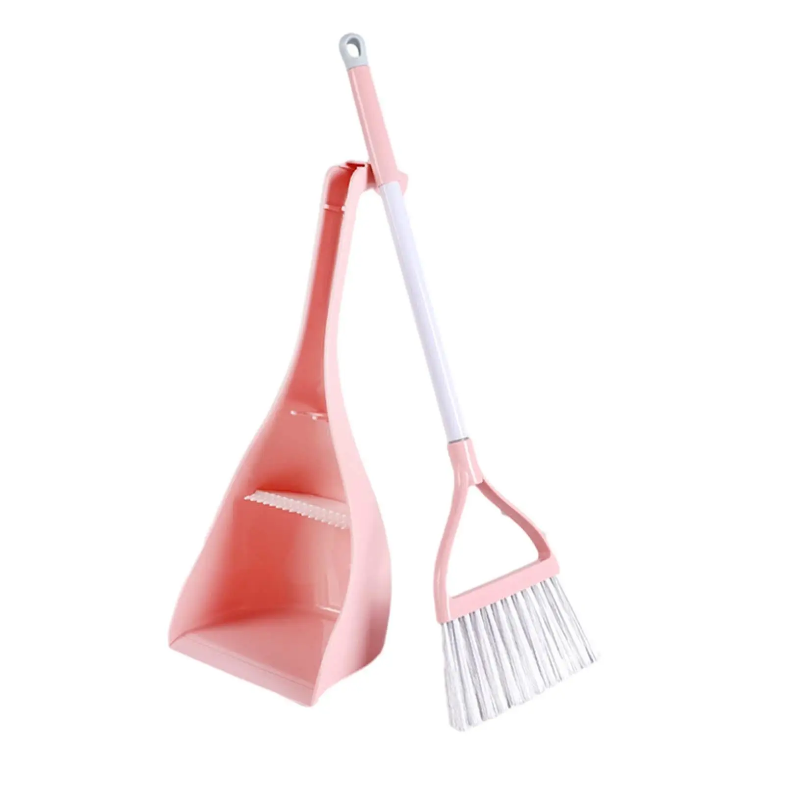 Mini Kids Broom and Dustpan Set Early Learning Birthday Gifts Housekeeping Play Set for Ages 3-6 Kindergarten Boys Girls
