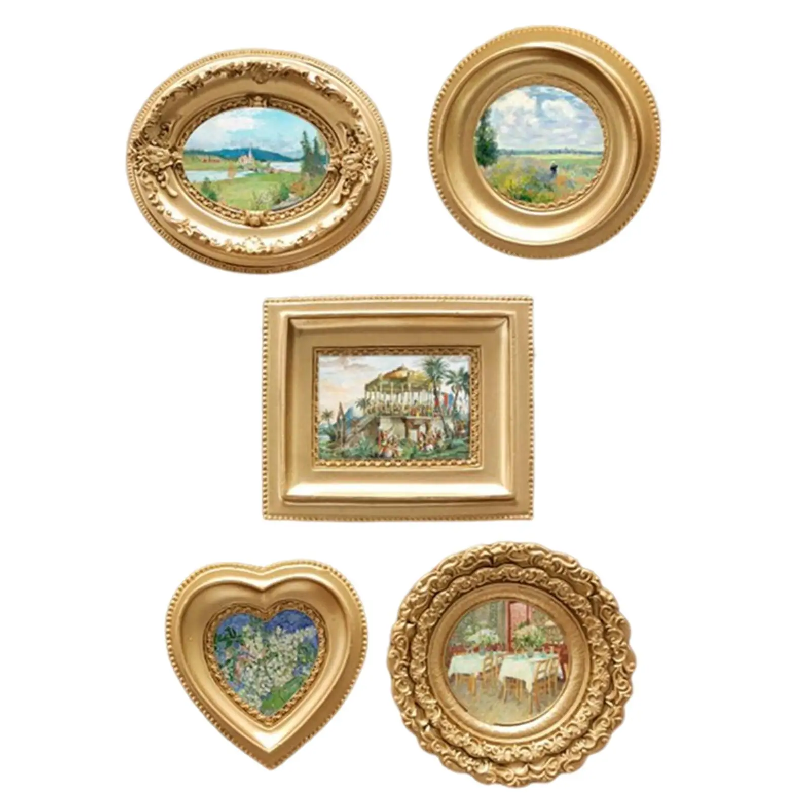 Embossed Picture Frame Display Tabletop or Wall Hanging Desktop Photo Frame for Wedding Housewarming Home Office Decors
