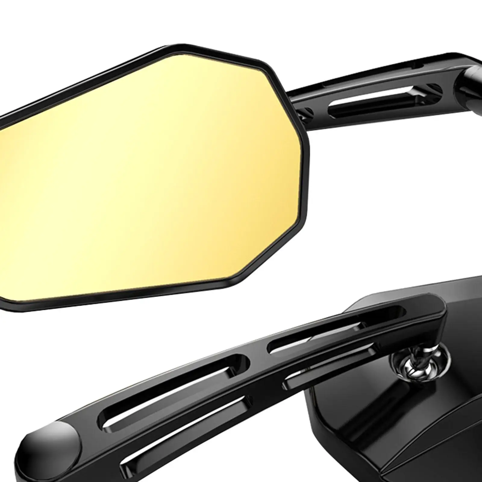 Motorcycle Rearview Mirror Reflective Practical Rearview Side Mirror Left and